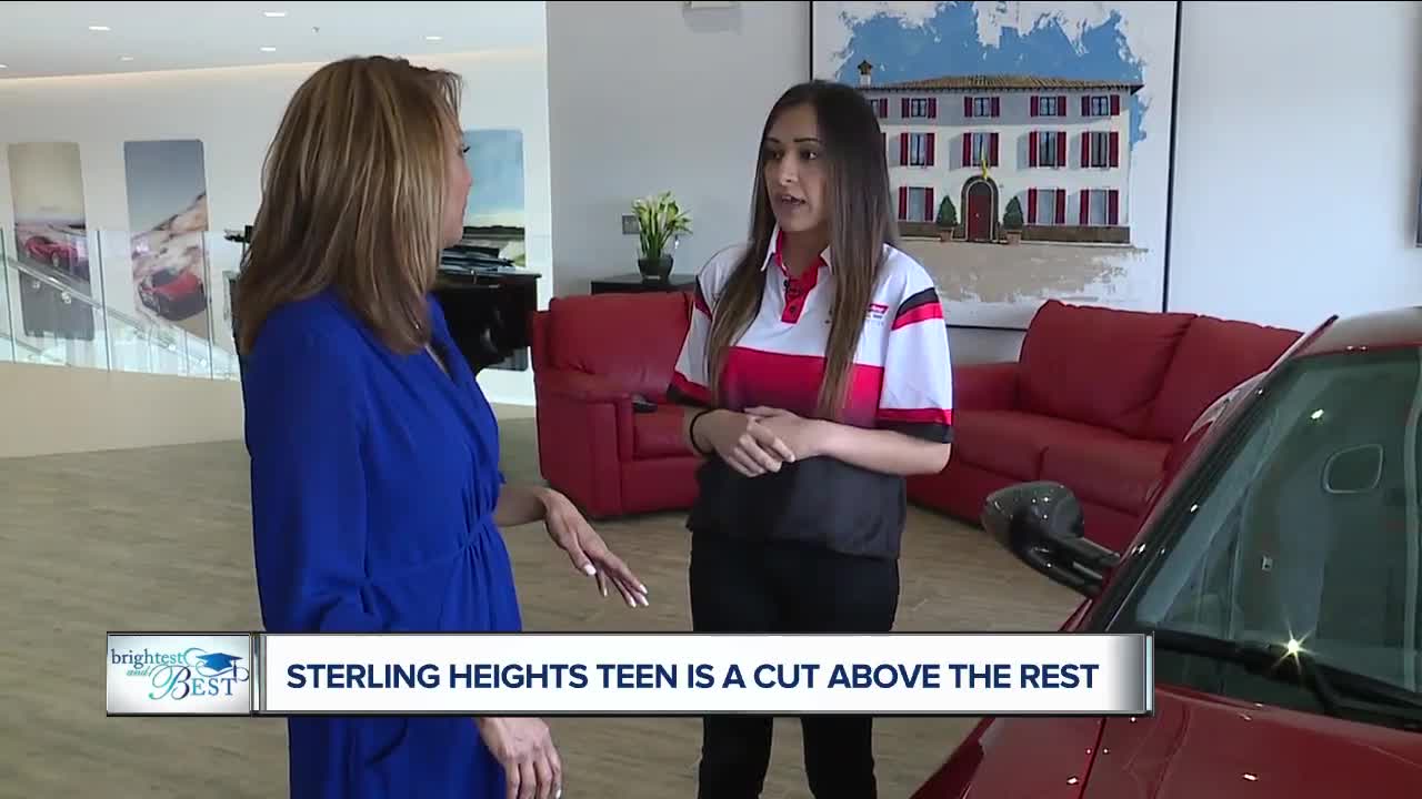 Sterling Heights teen is a cut above the rest