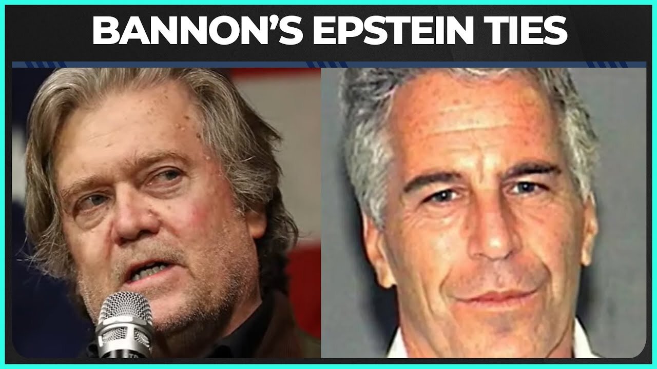 REPORT: Steve Bannon Has 15 HOURS Of Film Of Jeffrey Epstein