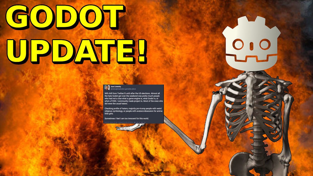 Godot Updates: Doubling Down, Ignoring Concerns, And Attacking It's Rivals!