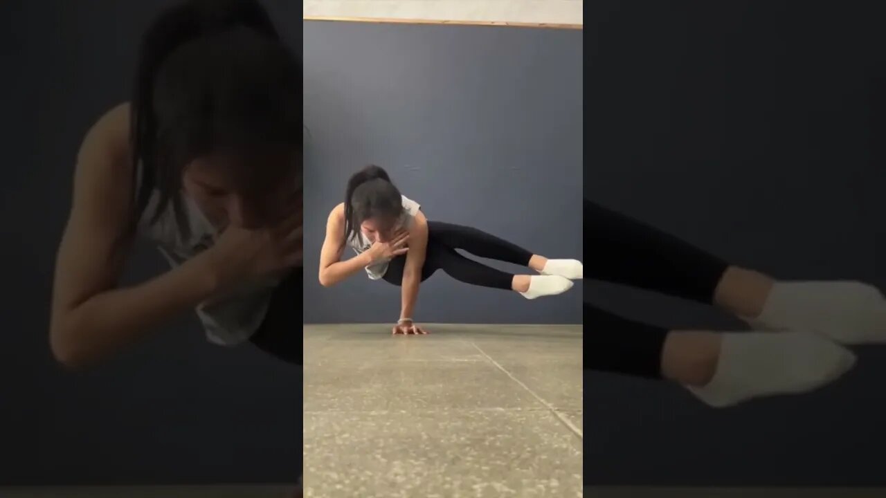 Chinese Girl Is Steady as a Rock