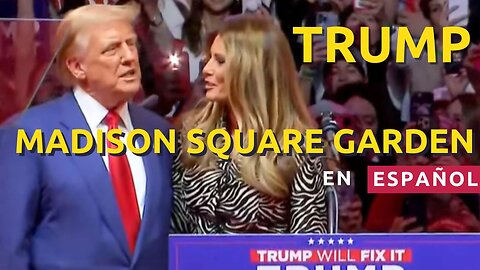 EN VIVO: Donald J. Trump EN ESPAÑOL mitin en el emblemático Madison Square Garden de Nueva York