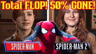 PlayStation Says NO Spider-Man DLC After Sequel FLOPS! Spider-Man 2 Loses HALF It's Audience