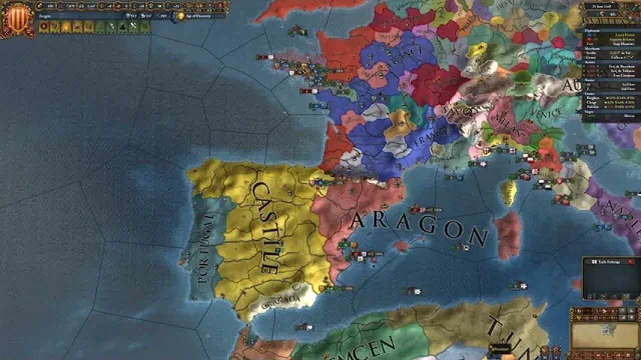 EU4 Aragon First Steps - Consolidating Iberia