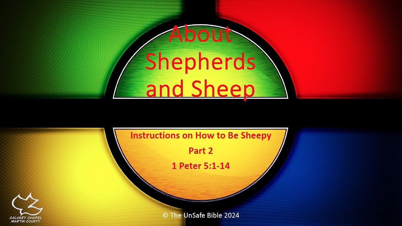 1 Peter 5:1-14 Part 2 About Shepherds and Sheep