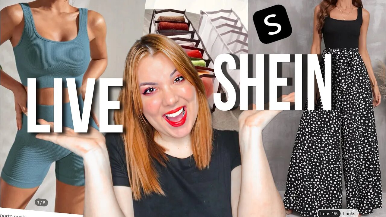 LIVE DA SHEIN: blusas arrumadas, sandália de patricinha, short de patroa *comprinhas baratas