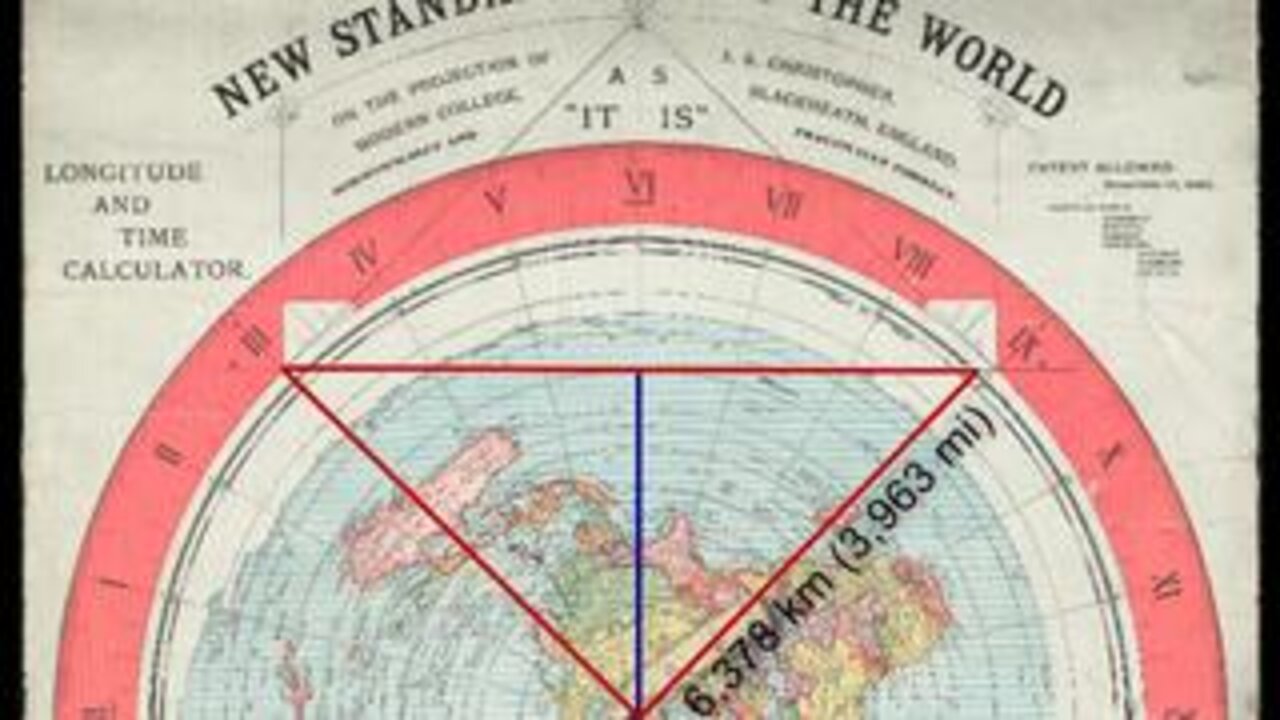 Gleeson's Map Triangle Used to Re Apply Spherical Radius to a Circle