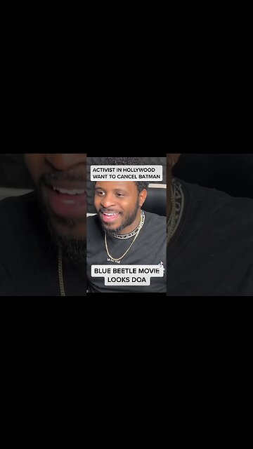 The Blue Beetle Trailer Wants To Cancel Batman #Woke #Batman #bluebeetle