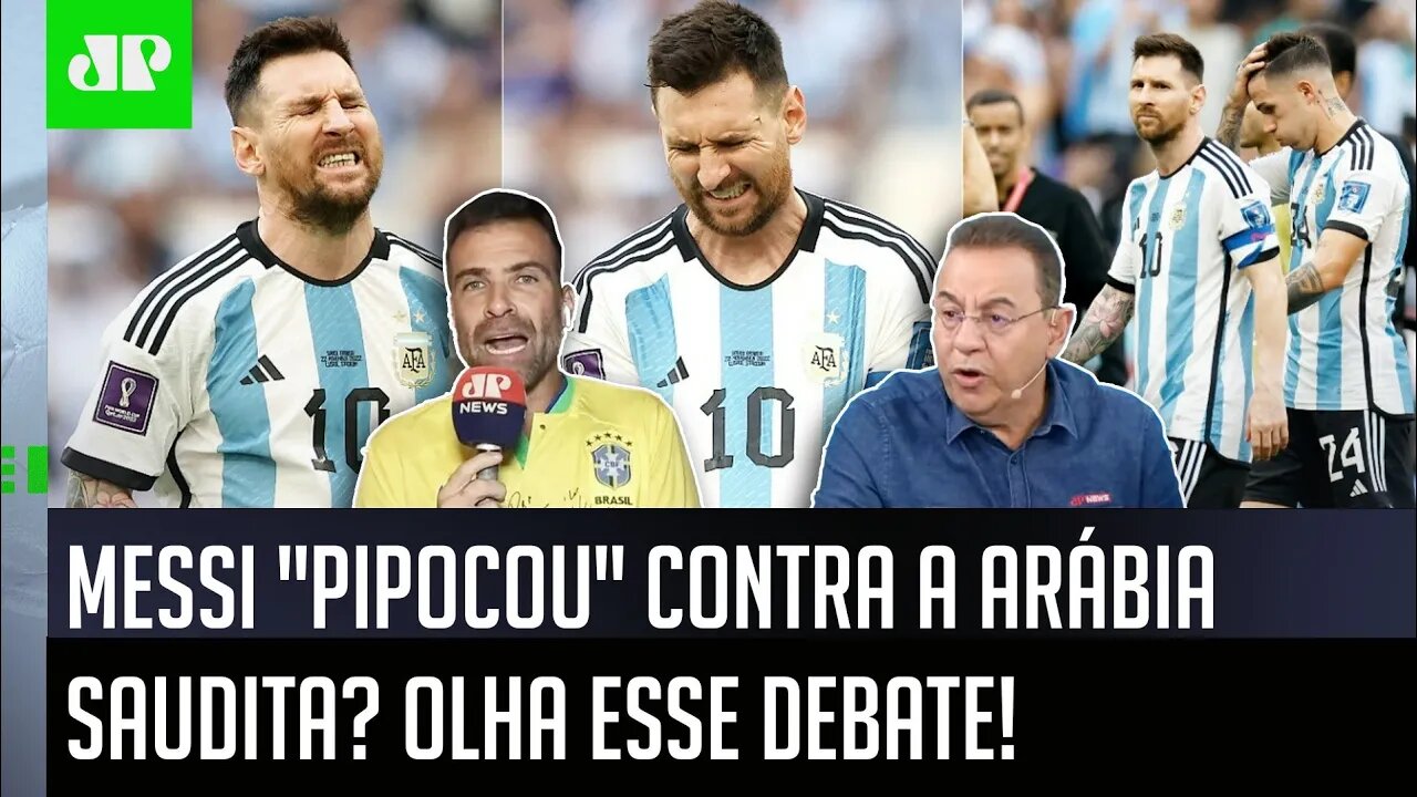 "O Messi AMARELOU! NÃO DÁ pra COMPARÁ-LO com o..." DEBATE FERVE após Argentina 1 x 2 Arábia Saudita!