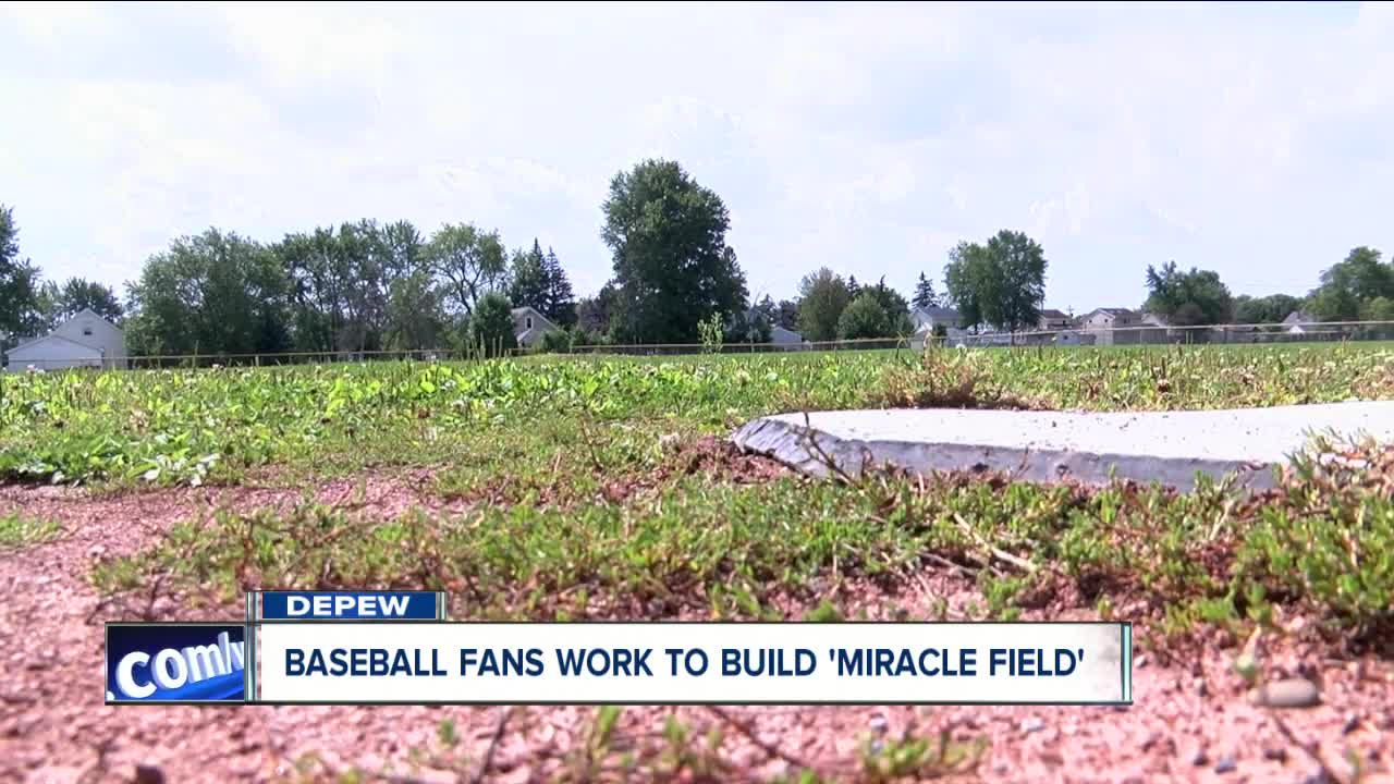 Baseball fans work to build 'miracle field'