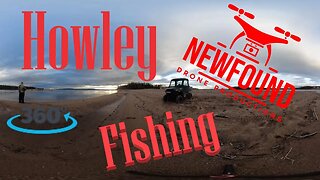 Fishing , Howley Newfoundland Canada, Fishing IN 360 Video