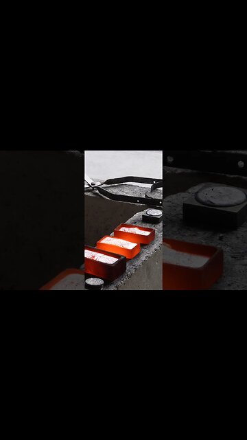 #copper #ingot #reacting #strange #metalcasting #belgium #metals