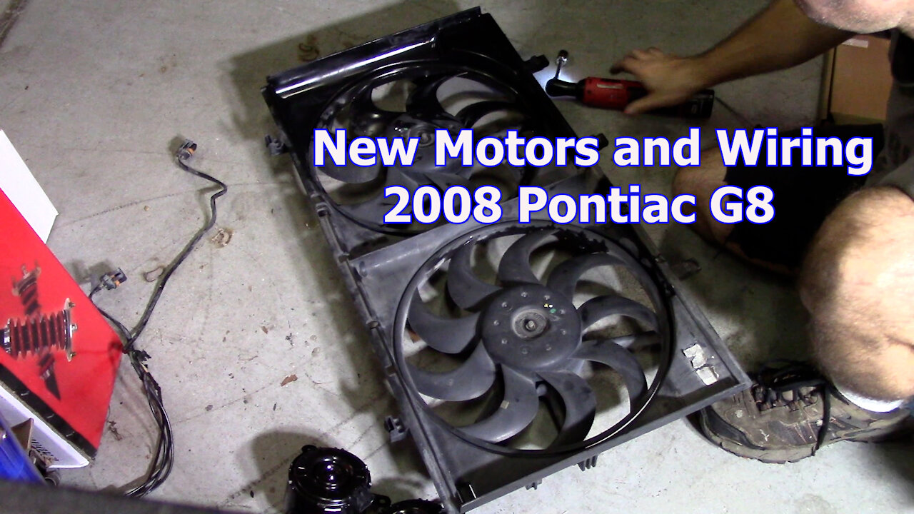 Replacing Fan connector and motors on a Pontiac G8