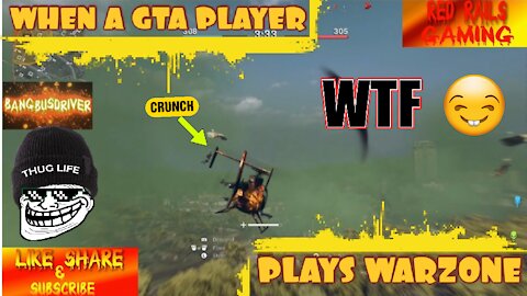 TheBangBusDriver is showing you all how a GTA player uses the Helicopter in Warzone