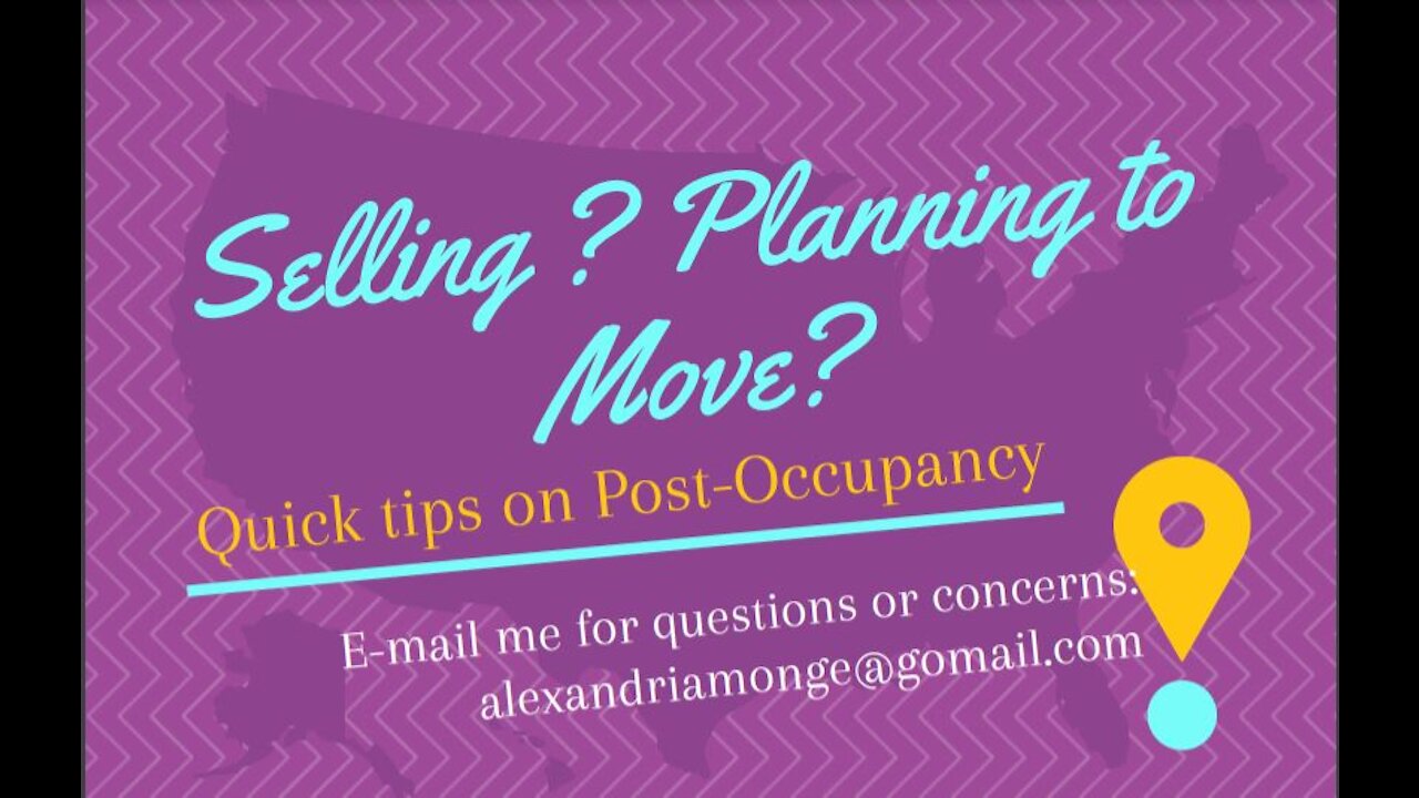 Some tips on Post Occupancy