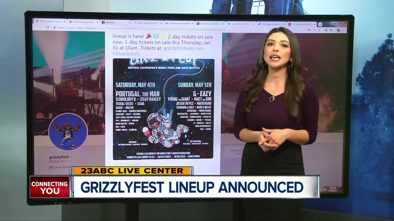 Grizzly Fest lineup announced, tickets on sale Thursday