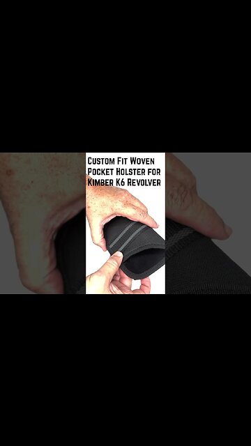 Garrison Grip Custom Fit Woven Pocket Holster For The Kimber K6 Revolver With a Free Offer