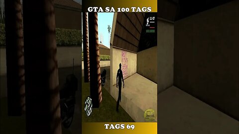 GTA SAN ANDREAS 100 TAGS TAG 69 #shorts #semedissaum #gta