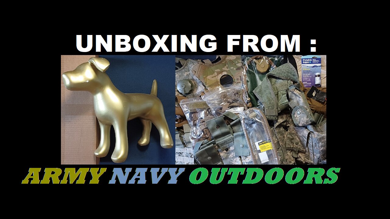 UNBOXING 172: Army Navy Outdoors: Undies, Bladders, Hoses, Air Worrier 😏, and more! 😀