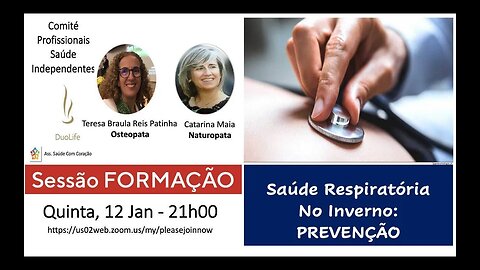 Saude Respiratoria Inverno, prevenção (Formação)