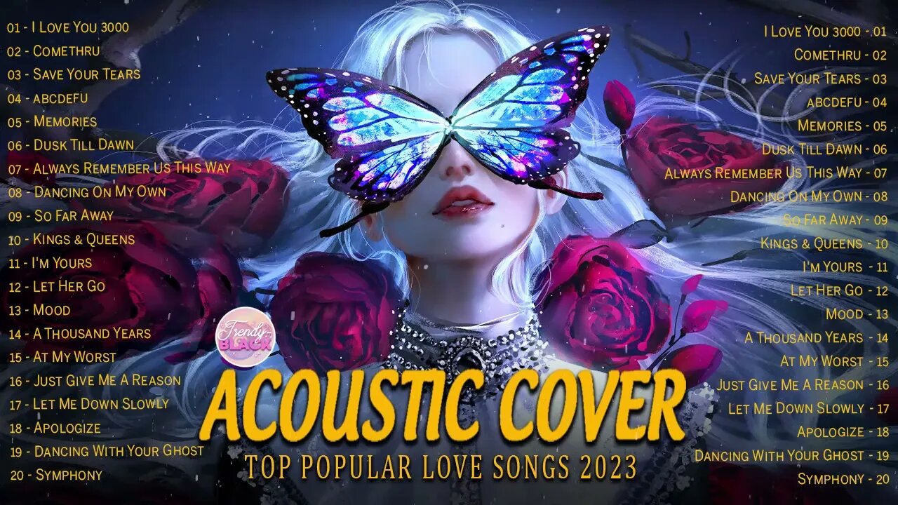 Best English Acoustic Love Songs Cover Playlist 2023 ❤️ Soft Acoustic Cover Of Popular Love Songs 6