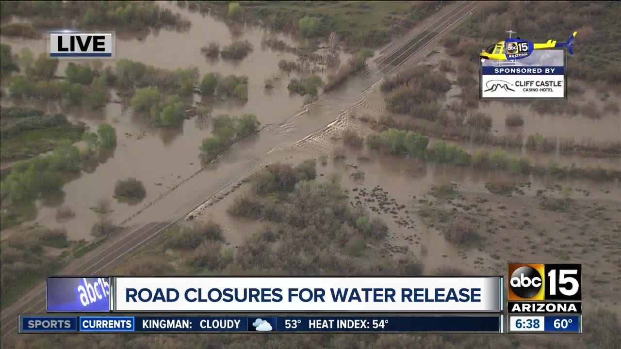 Flooding closes Valley roads