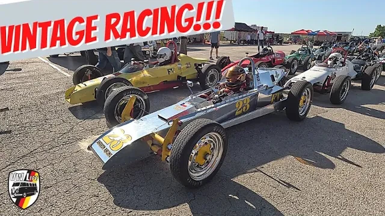 Vintage Racing Formula Vee at Circuit of the Americas! Sportscar Vintage Racing Association