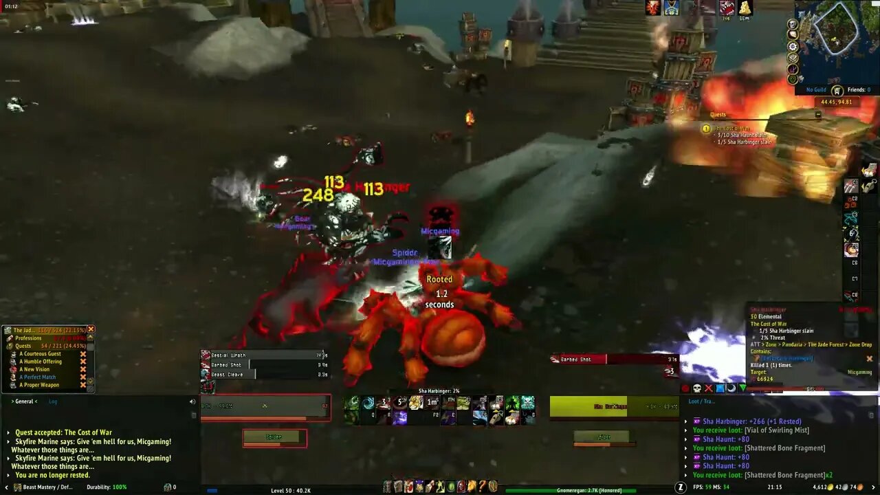 The Cost of War World of Warcraft Mists of Pandaria