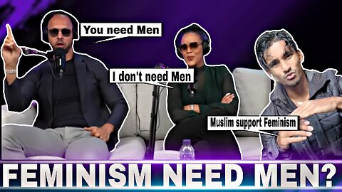 Muslim Man Reacting To Andrew Tate Destorys Feminist