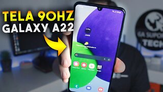 Como ATIVAR TELA DE 90Hz no GALAXY A22