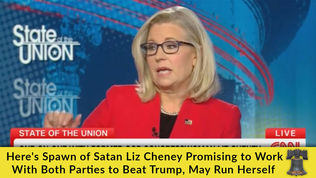 Here's Spawn of Satan Liz Cheney Promising to Work With Both Parties to Beat Trump, May Run Herself