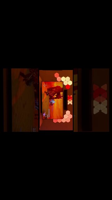 Horizon Forbidden West on an LG C1! #gaming #gamingsetup #ps5 #nanoleaf #horizonforbiddenwest