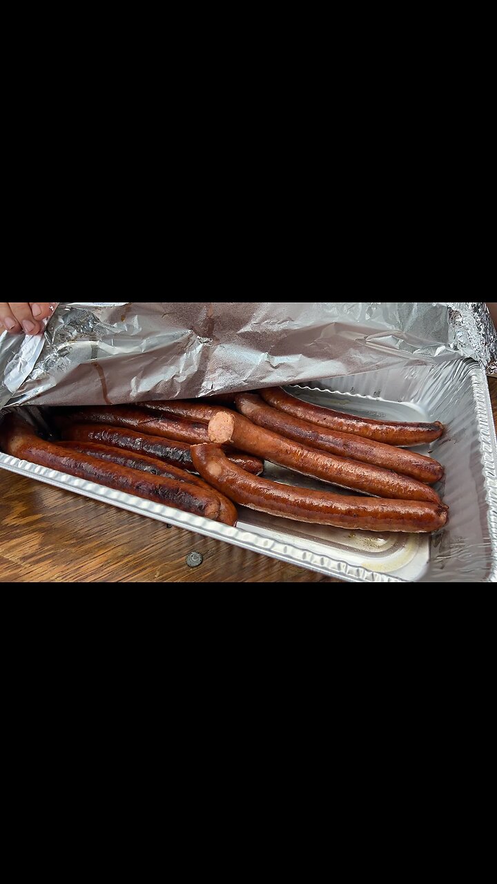 SAUSAGE EATING CONTEST!!