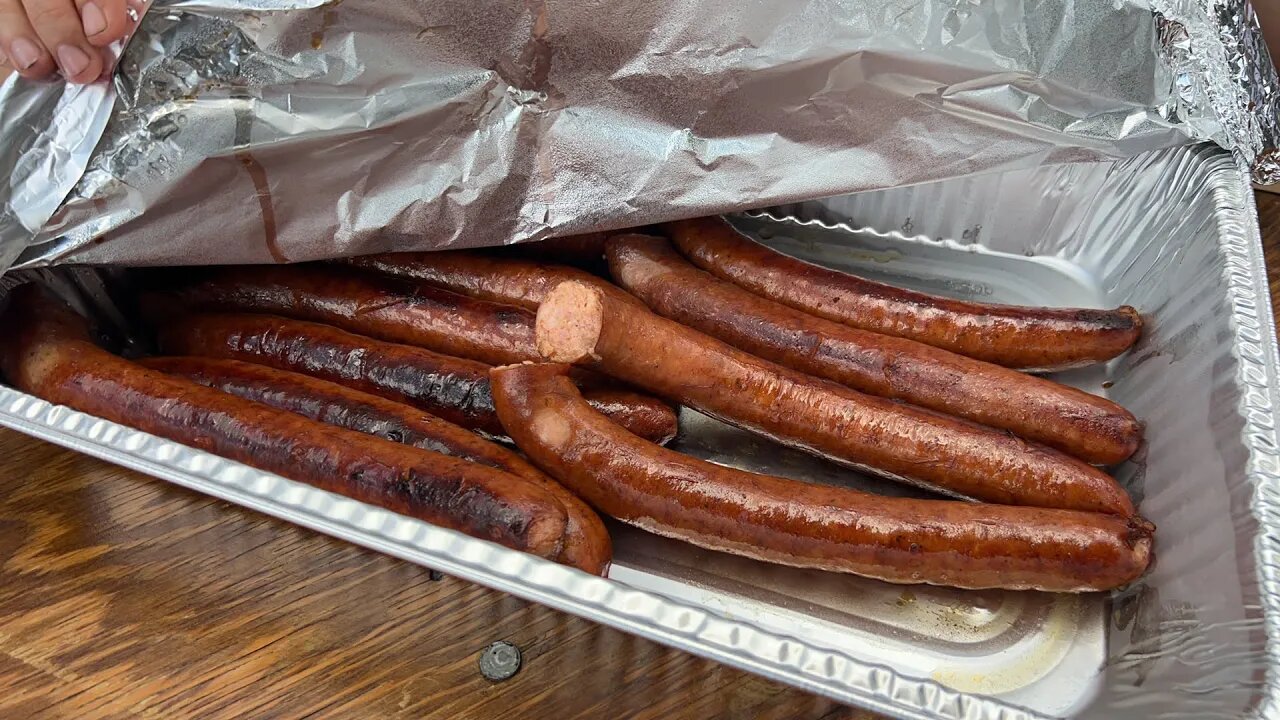 SAUSAGE EATING CONTEST!!