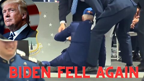 BIDEN FELL AGAIN TRUMP REACTS | American Patriot News