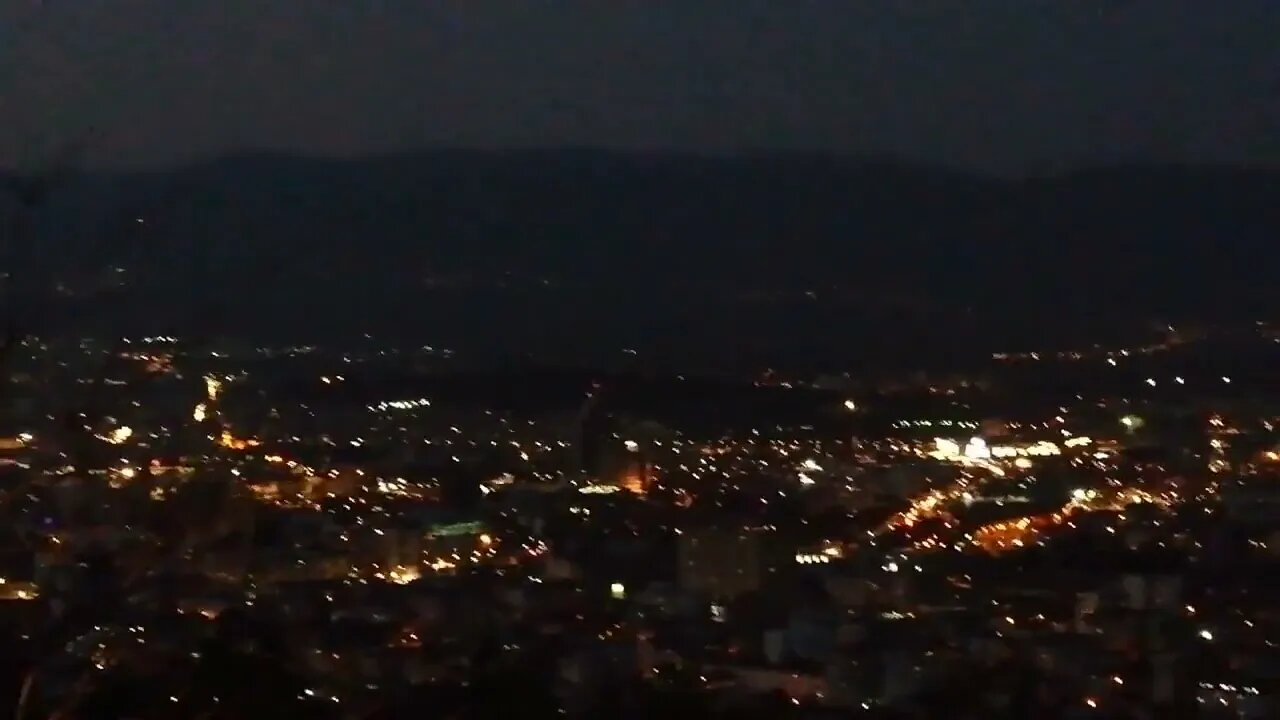 Night Panorama Vodno Skopje Macedonia 2022