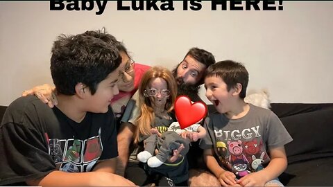 Adalia rose Meet baby luka