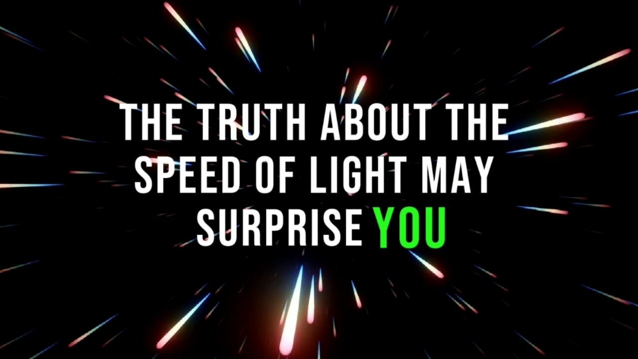 The Truth About Speed of light