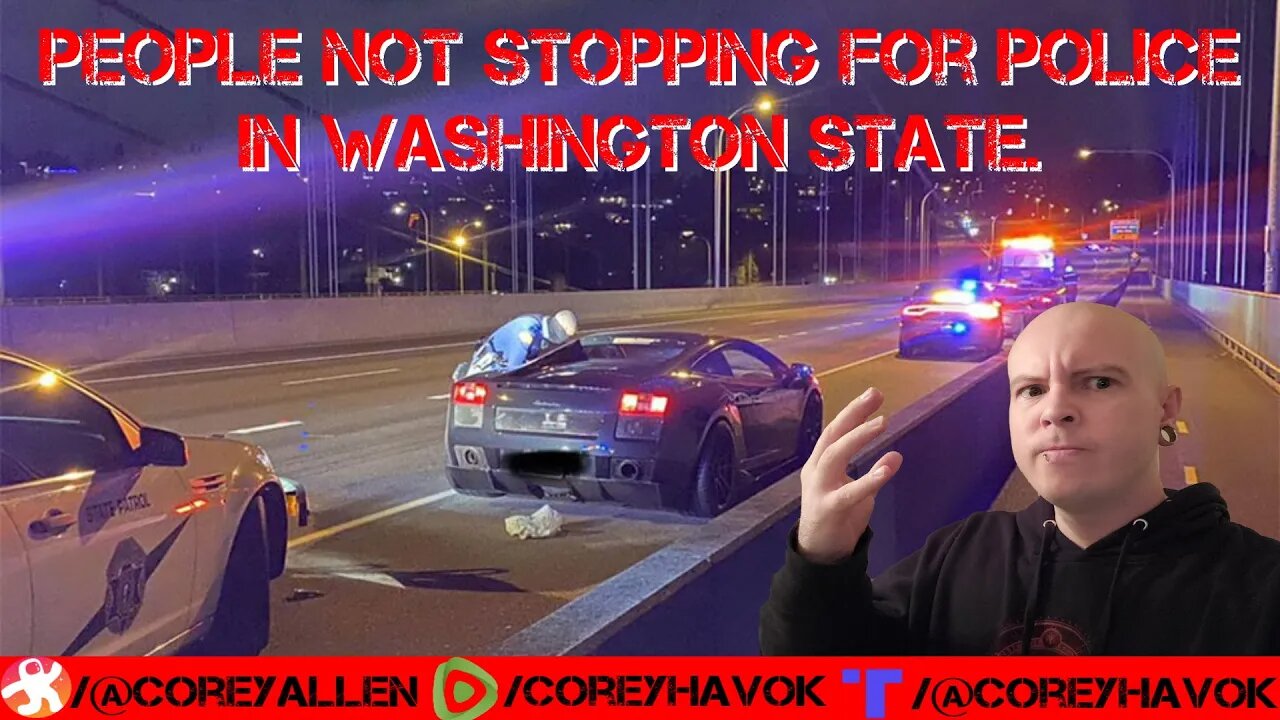 People Not Stopping For Police In Washington State.