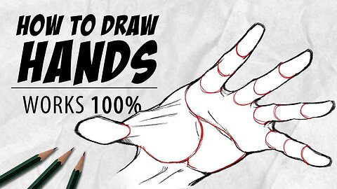 How to draw Hands in 10 Minutes | Tutorial | Drawlikeasir