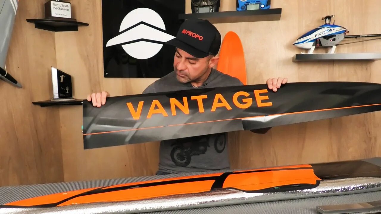 Vantage F3F, F3B. A new RC glider from CCM.