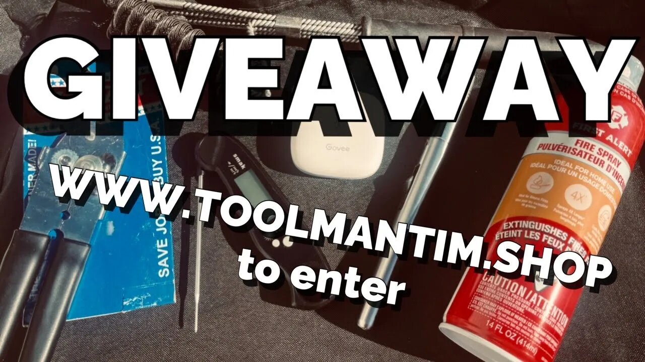 SUMMER GIVEAWAY AT WWW.TOOLMANTIM.SHOP