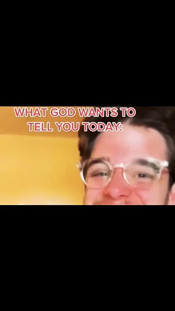 GOD WANTS TO TELL YOU THIS TODAY! CHRISTIANS ❤️ this is for you !