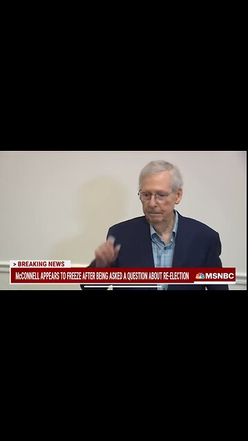 Mitch McConnell freezes for the second time #UCNYNEWS￼