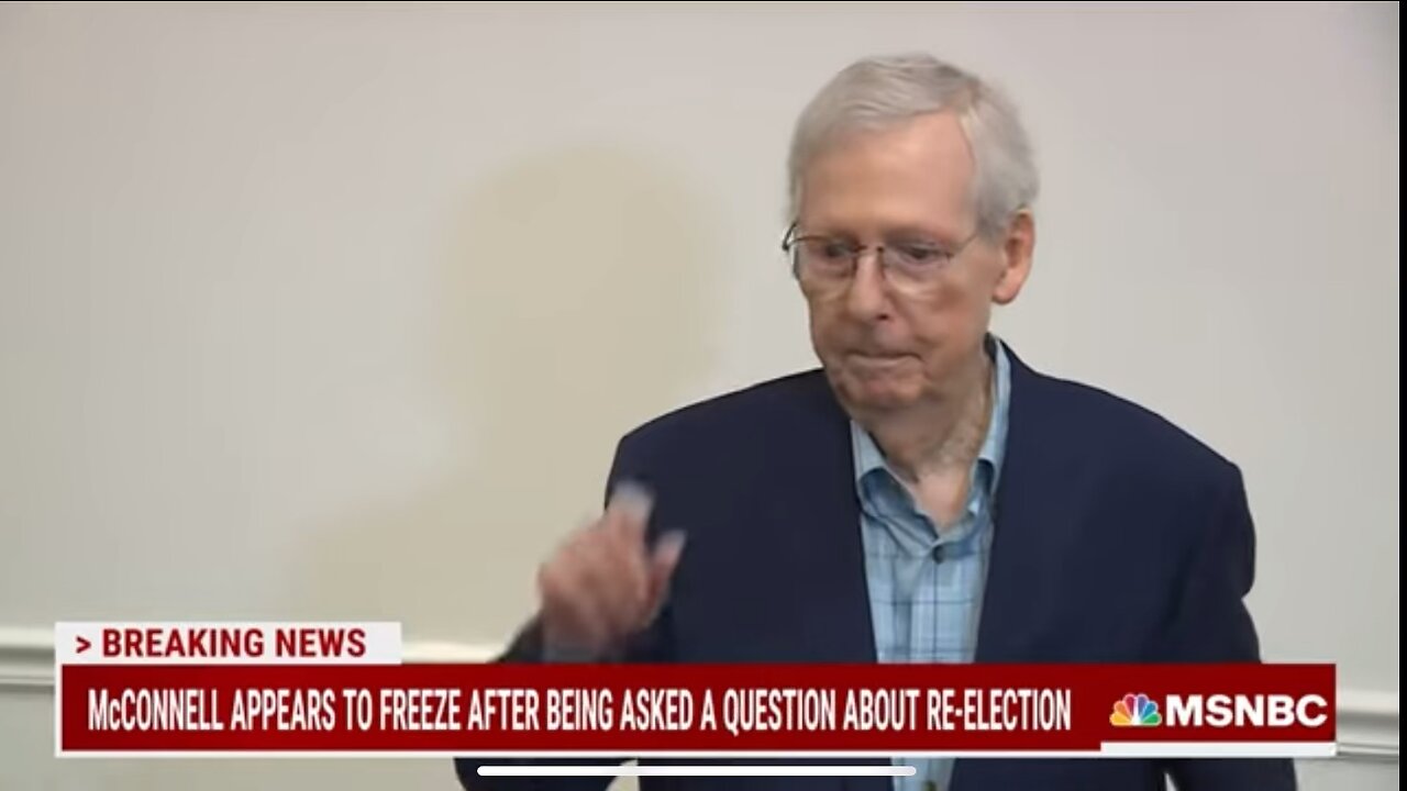 Mitch McConnell freezes for the second time #UCNYNEWS￼