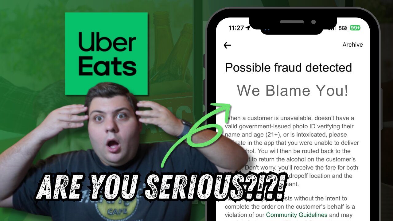 UberEats Is Trying To CANCEL Me?!