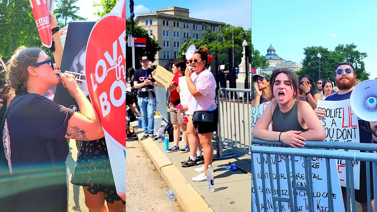 Democrats are still throwing temper-tantrums days after the Supreme Court overturned Roe v Wade