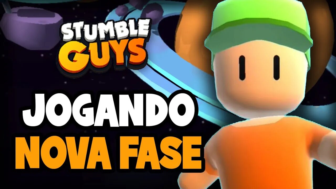 Jogando nova fase de Stumble Guys