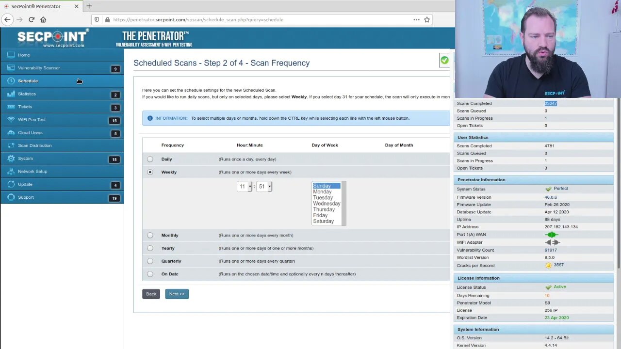 SecPoint Penetrator Export All Vulnerability Scans