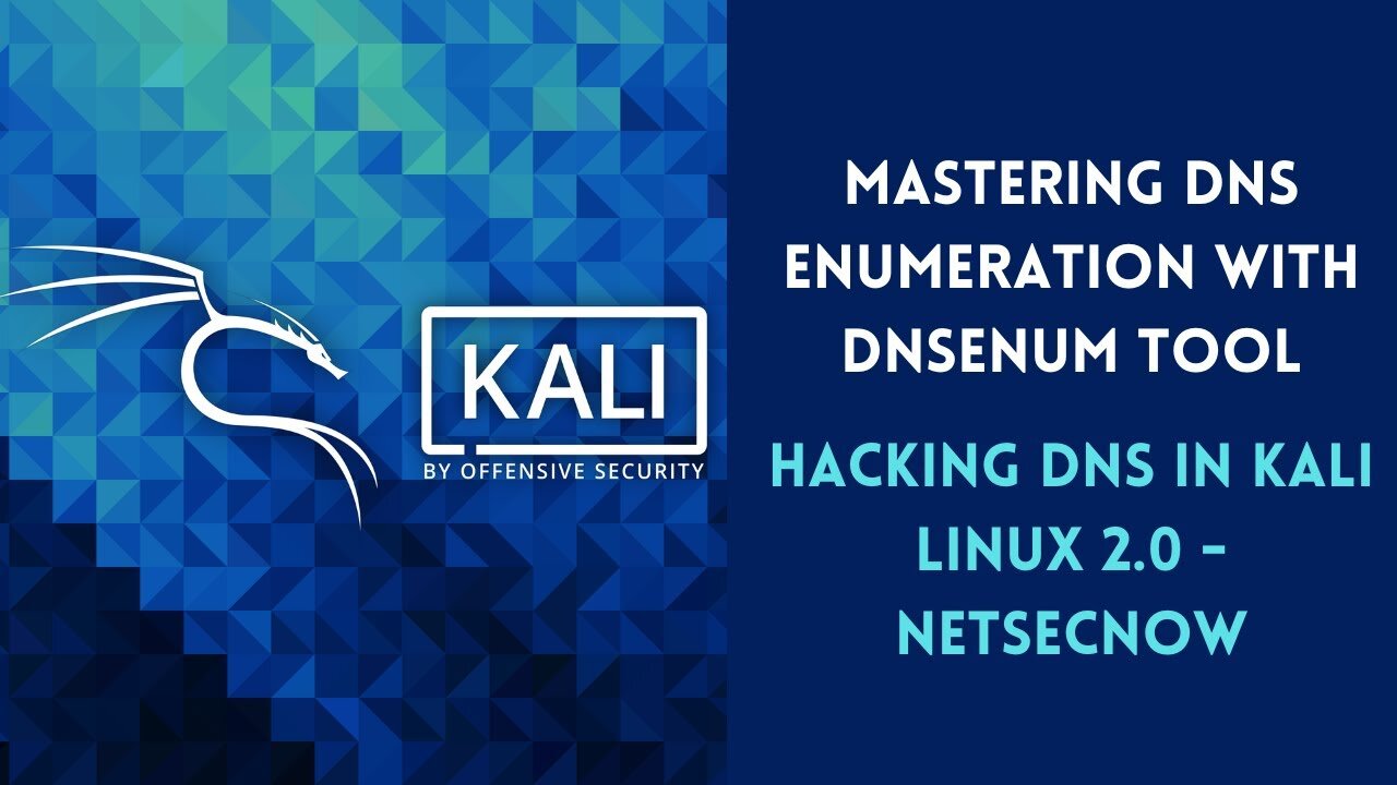 Mastering DNS Enumeration with DNSENUM Tool | DNS in Kali Linux 2.0 - NetSecNow 🔍💻