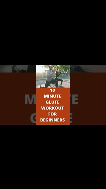 10 minute glute workout for beginners | Workout for beginners #shorts